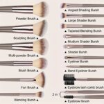 3-20Pcs Premium Makeup Brushes Set Soft Fluffy Beauty Cosmetic Foundation Makeup Brush Eyeshadow Blush Kabuki Make Up Tools - Image 2