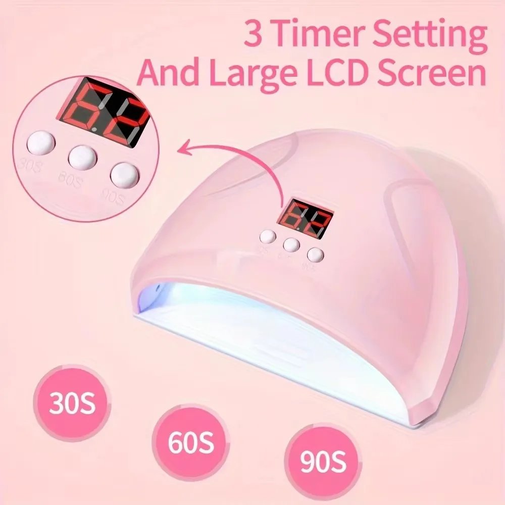 LINMANDA Professional USB Electric Nail Drill Polish File Kit with UV LED Nail Lamp Gel Manicure Dryer Lamp Acrylic Starter Set LINMANDA Professional USB Electric Nail Drill Polish File Kit with UV LED Nail Lamp Gel Manicure Dryer Lamp Acrylic Starter Set