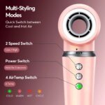 5 in 1 Hot Air Styler Wrap with Travel Bag- 1200W Professional High-Speed Hair Dryer Brush with Auto Wrap Curlers Fast Drying - Image 5