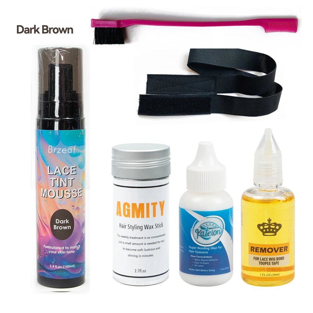 Wig Installation Kit Set Adhesive Bold Glue Remover Wax Stick Walker Tape Ultra Hold Glue Got 2b Glue Spray for Hair Extension