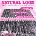 DIY Lash Extension Kit Clusters Individual Eyelashes Kit 9-16mm with Bond and Seal Wispy Natural Mange Lashes - Image 2