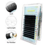 Abonnie Cashmere Classic Individual Eyelashes Extensions Ultra Matte Black Lashes Fluffy Cilia All Size Cilios - Image 5