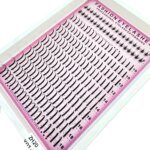 12Rows Bottom&Spiky Lashes Clusters Volume Individual Lashes Cluster Extensions Spikes Lashes Clusters DIY Fairy/Manga Eyelash - Image 4