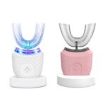Portable U-shaped electric toothbrush, ultrasonic 360-degree cleaning, silicone whitening automatic toothbrush, oral tool - Image 5