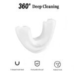 Portable U-shaped electric toothbrush, ultrasonic 360-degree cleaning, silicone whitening automatic toothbrush, oral tool - Image 6