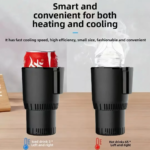 Car Intelligent Quick Cooling Cup Dual Use Rapid Freezer Holder Mini Fridge Heating And Cooling Cup for Hot And Cold Beverages - Image 2