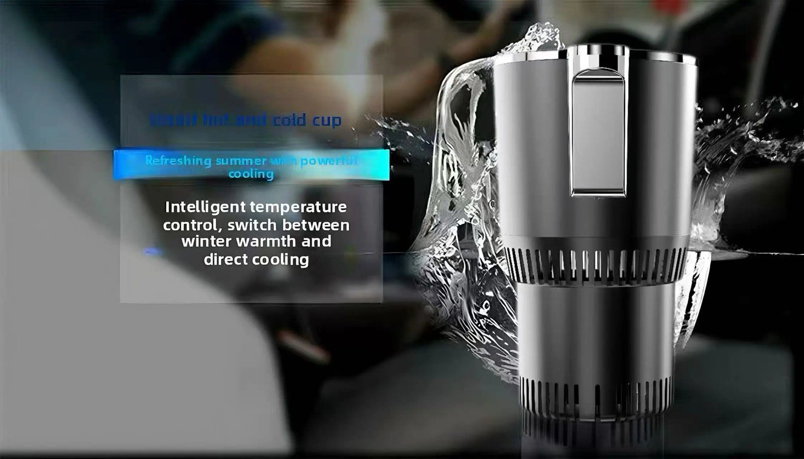 Car Intelligent Quick Cooling Cup Dual Use Rapid Freezer Holder Mini Fridge Heating And Cooling Cup for Hot And Cold Beverages Car Intelligent Quick Cooling Cup Dual Use Rapid Freezer Holder Mini Fridge Heating And Cooling Cup for Hot And Cold Beverages