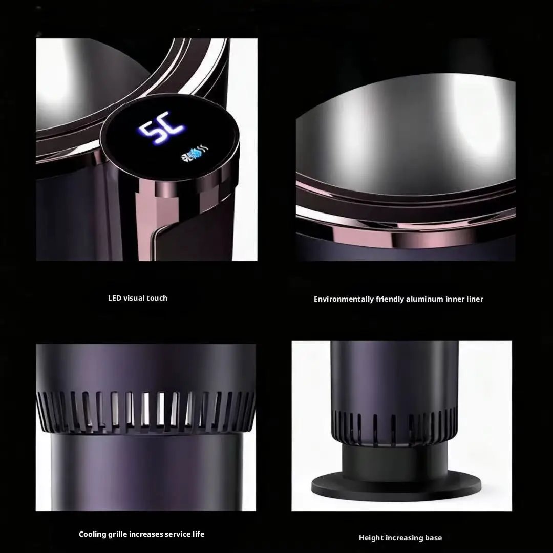 Car Intelligent Quick Cooling Cup Dual Use Rapid Freezer Holder Mini Fridge Heating And Cooling Cup for Hot And Cold Beverages Car Intelligent Quick Cooling Cup Dual Use Rapid Freezer Holder Mini Fridge Heating And Cooling Cup for Hot And Cold Beverages