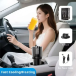 Car Intelligent Quick Cooling Cup Dual Use Rapid Freezer Holder Mini Fridge Heating And Cooling Cup for Hot And Cold Beverages - Image 3
