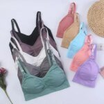 Maternity Nursing Bra – Seamless Wireless Breastfeeding Bralette - Image 4