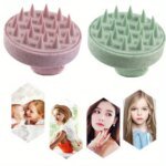 1pc Silicone Shampoo Brush Body Massage Brush Bath Shower Brush Salon Hairdressing Tool Scalp Massage Comb Hair Washing Comb - Image 6