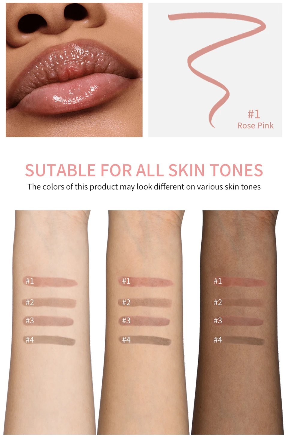 Waterproof Lip Liner Peel Off Tattoo Lipgloss Waterproof Long Lasting Matte Lip Tint Brown Contour Tear-off Lips Stain Cosmetic Waterproof Lip Liner Peel Off Tattoo Lipgloss Waterproof Long Lasting Matte Lip Tint Brown Contour Tear-off Lips Stain Cosmetic