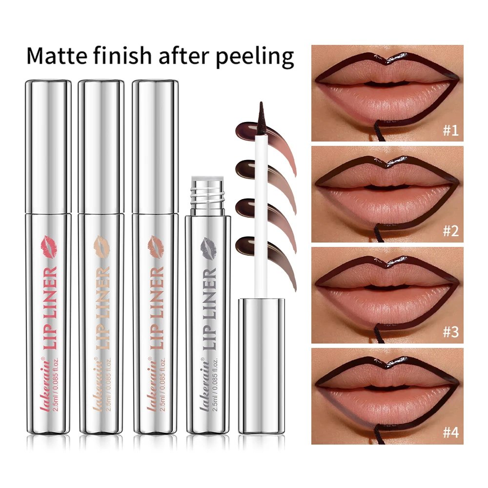 Waterproof Lip Liner Peel Off Tattoo Lipgloss Waterproof Long Lasting Matte Lip Tint Brown Contour Tear-off Lips Stain Cosmetic Waterproof Lip Liner Peel Off Tattoo Lipgloss Waterproof Long Lasting Matte Lip Tint Brown Contour Tear-off Lips Stain Cosmetic