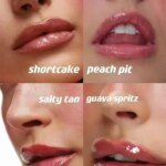 New Color Ribbon PBJ Lemontini Lip Gloss Pocket Blush Stick Non-fading Waterproof Blusher Moisturizing Shimmer Lipstick Liner - Image 6