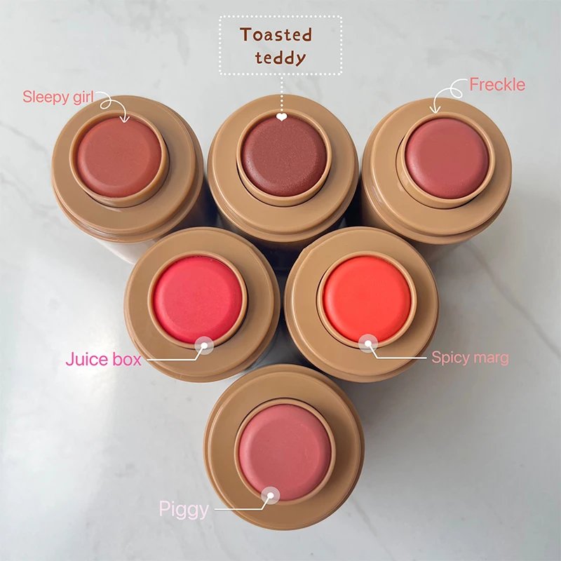 Makeup Cheek Blush Cream Blusher Stick Lip Gloss Phone Case for iPhone 16 17 Pro Max Piggy Sprinkle Sun Soak Tan Line Lipstick Makeup Cheek Blush Cream Blusher Stick Lip Gloss Phone Case for iPhone 16 17 Pro Max Piggy Sprinkle Sun Soak Tan Line Lipstick