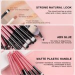 Makeup Brushes Set Premium Synthetic Kabuki Foundation Concealers Powder Blush Blending Face Eye Shadows Brush Set - Image 4