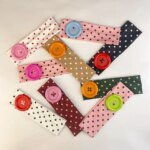 1pc Retro Ins Style Polka Dot Button Headband Fashion Women Y2K French Hair Accessories Cute Sweet Dating Hair Band - Image 5