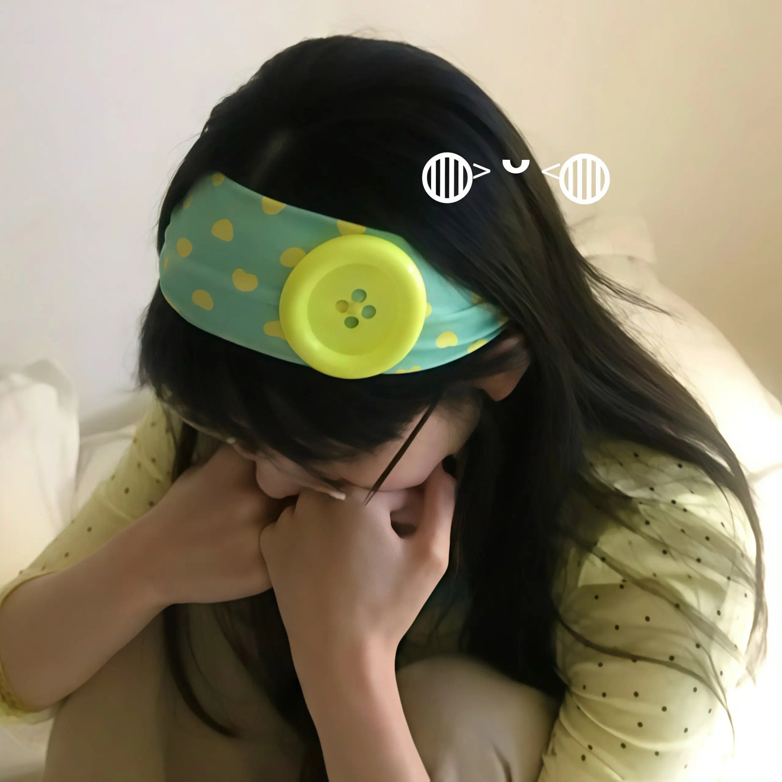 1pc Retro Ins Style Polka Dot Button Headband Fashion Women Y2K French Hair Accessories Cute Sweet Dating Hair Band 1pc Retro Ins Style Polka Dot Button Headband Fashion Women Y2K French Hair Accessories Cute Sweet Dating Hair Band