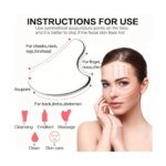 1/3-piece facial cleansing tool set, stainless steel heart-shaped scraping tool, ice roller, silicone facial brush - Image 5