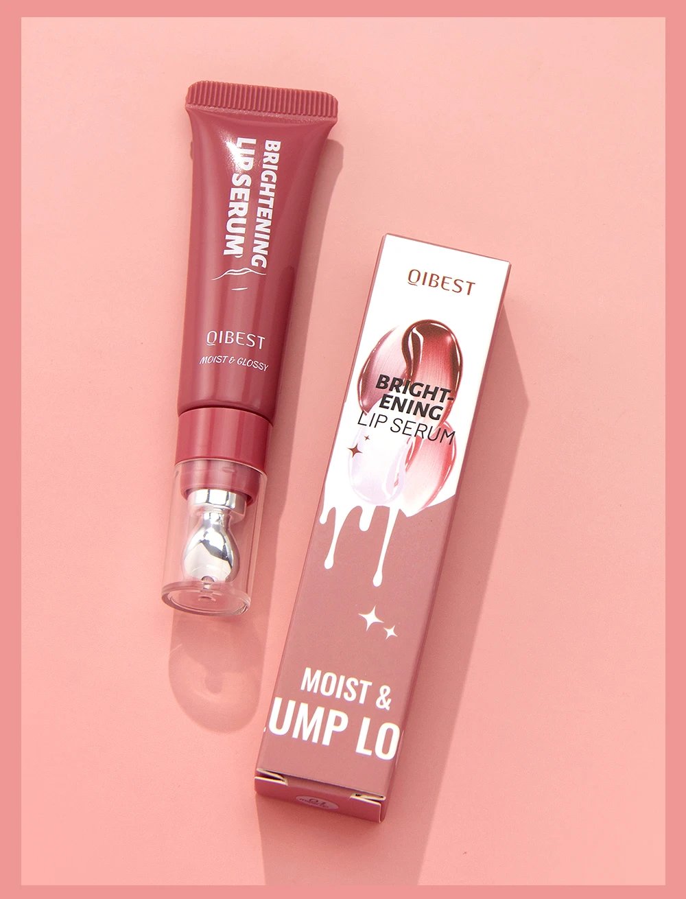 Mirror Lip Gloss, Lightweight Texture, Waterproof and Moisturizing, Long-Lasting Luster, Natural Makeup Effect