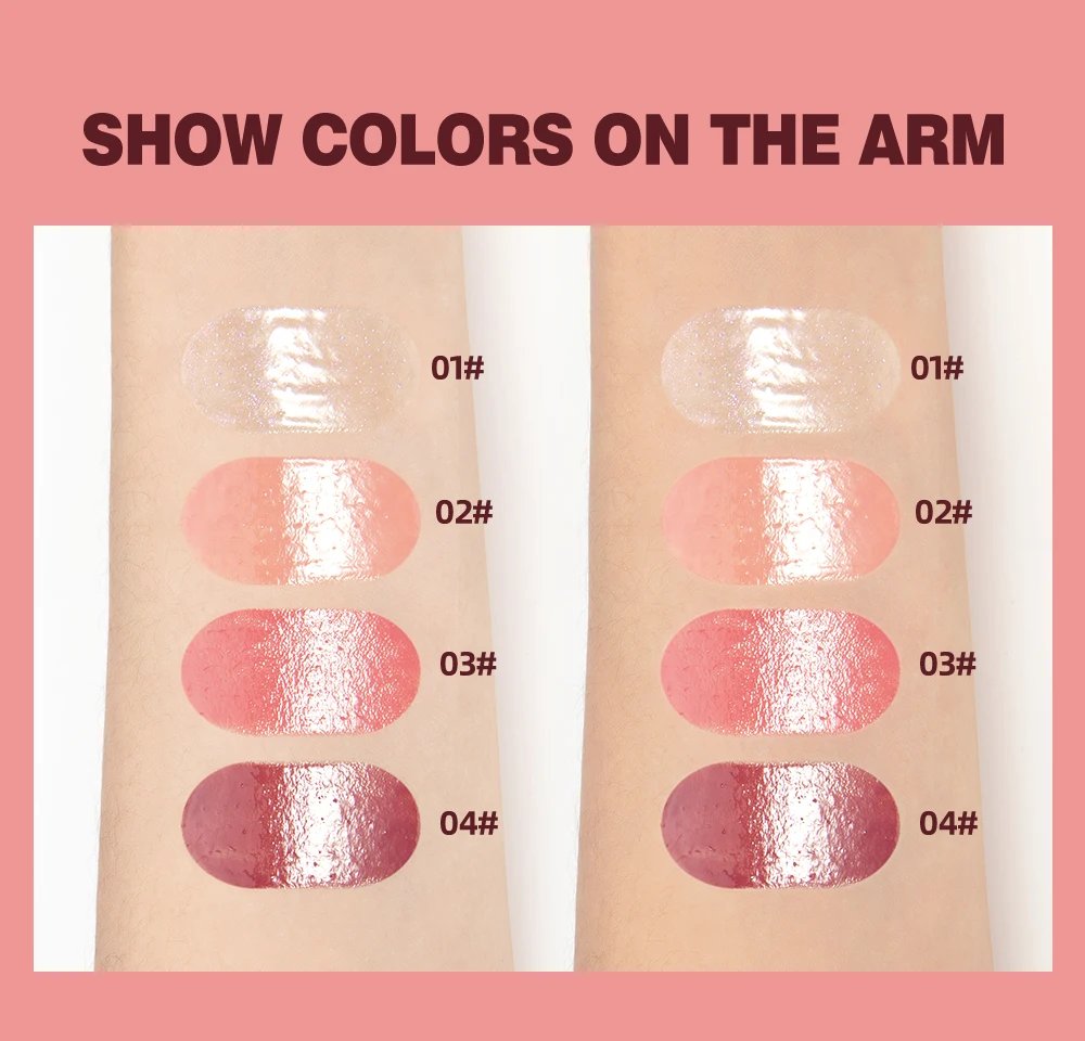 Mirror Lip Gloss, Lightweight Texture, Waterproof and Moisturizing, Long-Lasting Luster, Natural Makeup Effect
