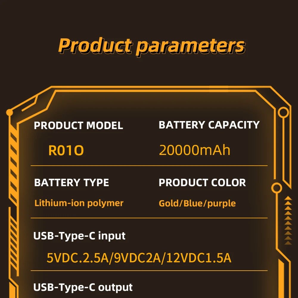 20000mAh 66W Fast Charge Power Bank CCC Chinese Certification with Cable for Xiaomi Huawei Samsung IPhone