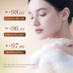 100/200G Persimmon Soap Bar for Body Odor Removal, Handmade Persimmon Green Tea Soap for Face and Body Wash Gentle Deodorant Bar - Image 5
