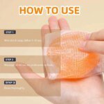 Japanese Persimmon Soap Bar,Body Purifying Deodorizing Natural Mild Soap Bar with Green Tea Extracts,Gentle on All Skin Types - Image 5