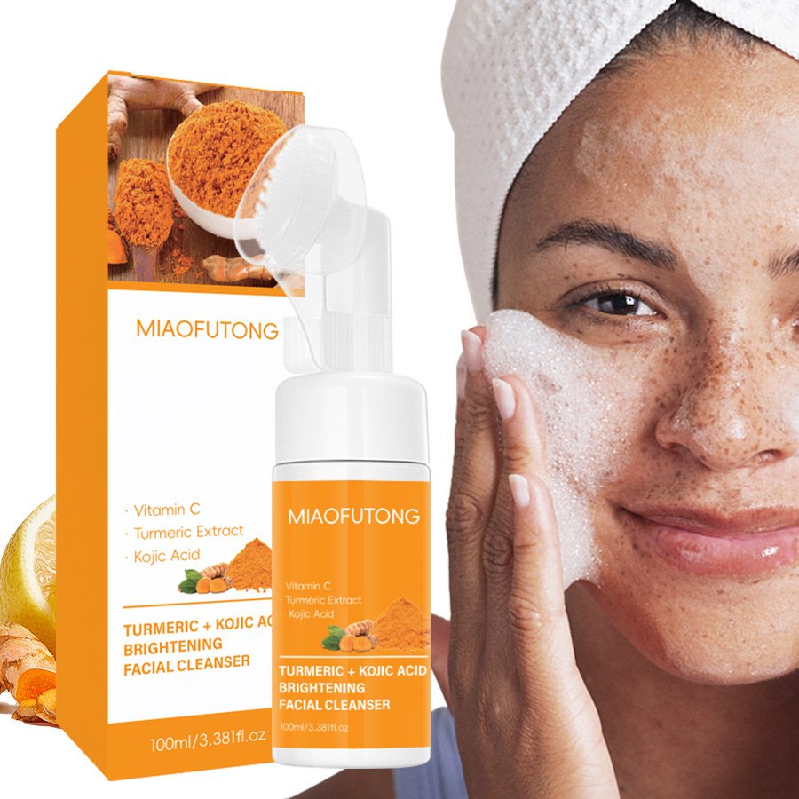 Turmeric Cleanser & Soap Sets Deeply Cleansing Kojic Acid Blackhead Remover Skin Cleansing Oil Control Fade Acne Marks Brighten Turmeric Cleanser & Soap Sets Deeply Cleansing Kojic Acid Blackhead Remover Skin Cleansing Oil Control Fade Acne Marks Brighten