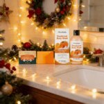 OceAura Persimmon Soap Bar for Body Odor Control Deodorant Professional Skin Cleaning Goat Milk Body Wash Persimmon Shower Gel - Image 3