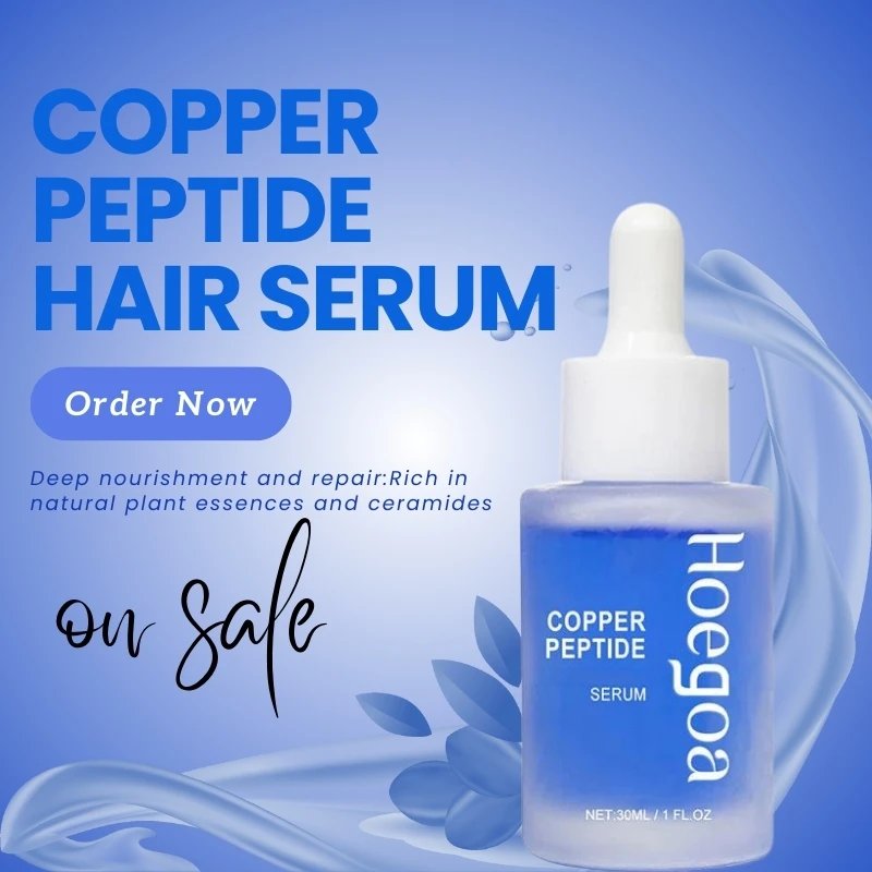 22784-zvhipf.jpg Copper Peptide Hair Density Serum Deep Nourishment And Moist For Damage Hair Treatment,anti-hair Loss Natural Hair Growth Liquid - Image 1