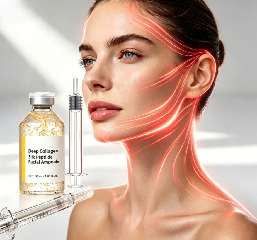 22817-hd1iyc.png Silk Peptide Intensive Lifting Ampoule |Anti-Aging Serum For Face With Collagen & 30 Peptide Complex Skin Tightening & Firming - Image 1