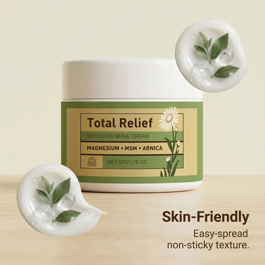 Magnesium Soothing Cream Nerves Relief Long-Lasting Hydration Prevent Drying Moisturizing Body Cream Magnesium Soothing Cream Nerves Relief Long-Lasting Hydration Prevent Drying Moisturizing Body Cream