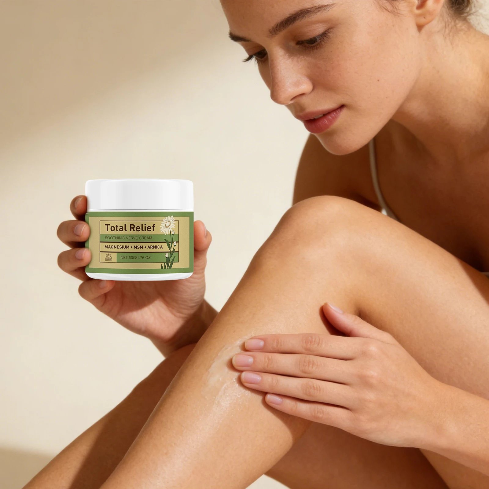Magnesium Soothing Cream Nerves Relief Long-Lasting Hydration Prevent Drying Moisturizing Body Cream Magnesium Soothing Cream Nerves Relief Long-Lasting Hydration Prevent Drying Moisturizing Body Cream
