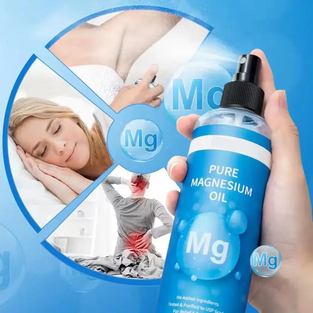 1/2PCS Magnesium Oil Spray for Feet & Sleep, Relief & Relaxation, Smoothes And Softens Skin,Muscle Health Leg & Joint Care 70g