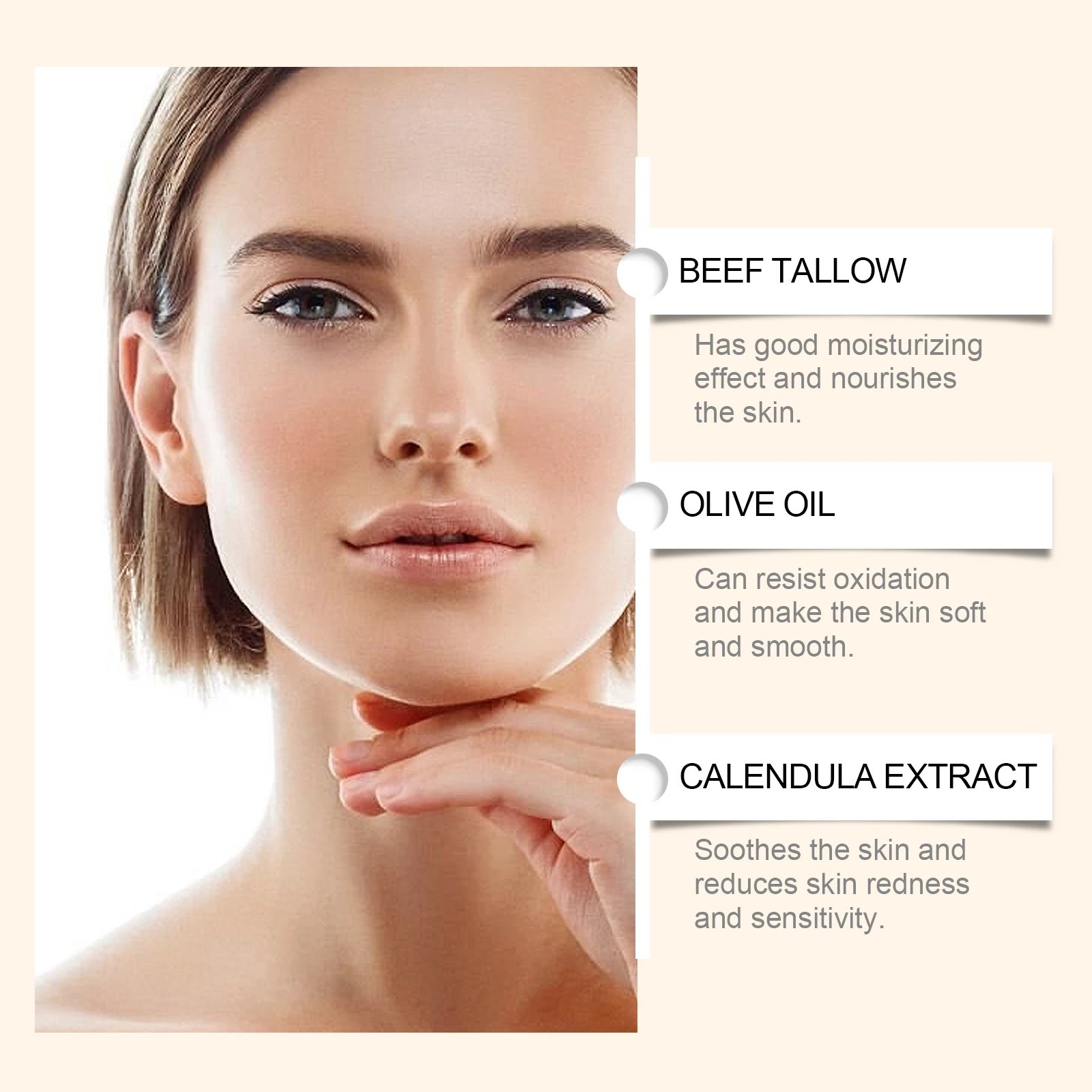 Whipped Beef Tallow Honey Balm Deeply Moisturizer Brightening Fast Absorption Grass Fed Grass Finished Face Cream Body Lotion Whipped Beef Tallow Honey Balm Deeply Moisturizer Brightening Fast Absorption Grass Fed Grass Finished Face Cream Body Lotion