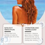 1~3h Self Tan Express Mousse Fast Acting Fake Tan Develops for Dark Fake Tan Face Body Fast-Absorbing Moisturizing Tan Boosting - Image 4