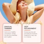 Body Tanning Cream In Solarium Accelerate Skin Bronzing Strengthen Melanin Promote Healthy Skin Tone Natural Self Tanning Lotion - Image 4