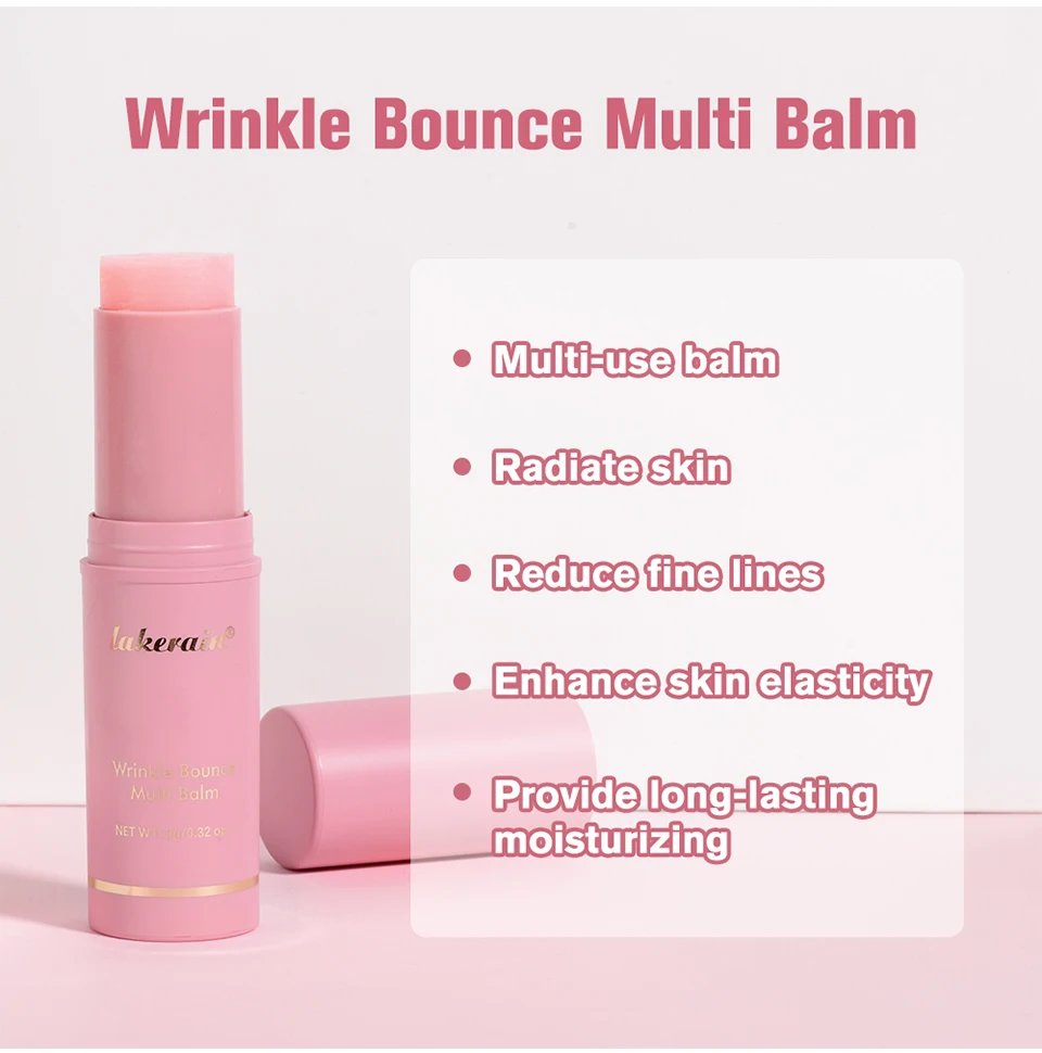 Wrinkle Bounce Multi Balm Extract Deep Hydrating Facial Skin Multi-functional Pink Balm Stick Skin Care Makeup Base Products Wrinkle Bounce Multi Balm Extract Deep Hydrating Facial Skin Multi-functional Pink Balm Stick Skin Care Makeup Base Products