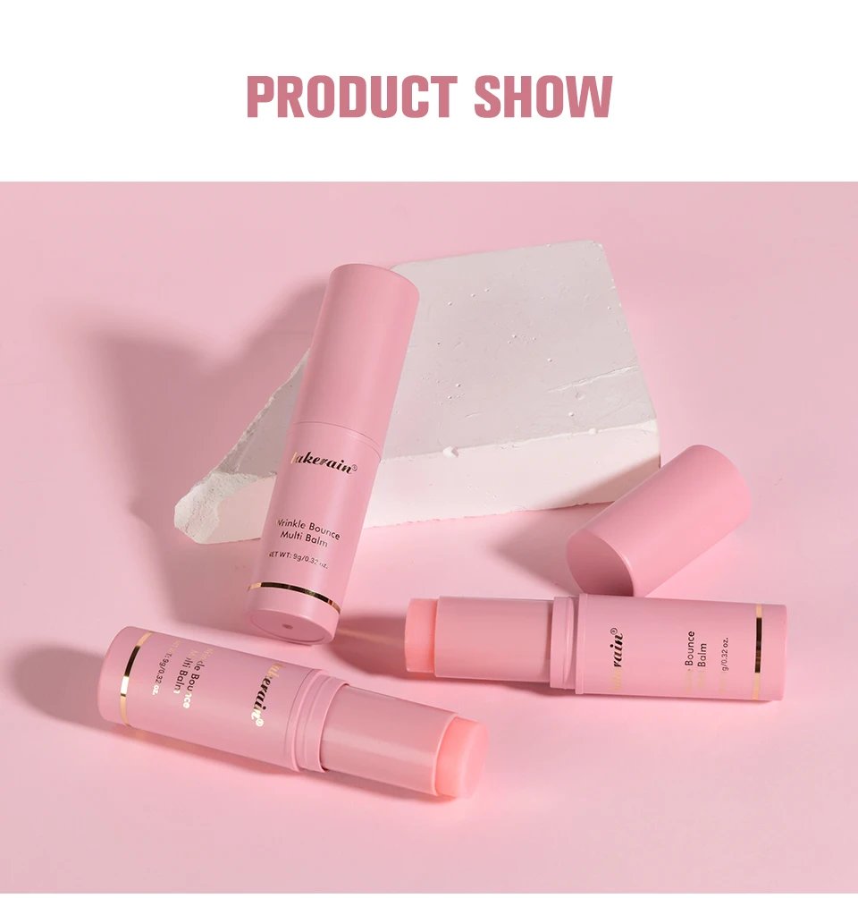 Wrinkle Bounce Multi Balm Extract Deep Hydrating Facial Skin Multi-functional Pink Balm Stick Skin Care Makeup Base Products Wrinkle Bounce Multi Balm Extract Deep Hydrating Facial Skin Multi-functional Pink Balm Stick Skin Care Makeup Base Products