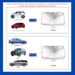 Car parasol inside the front windshield sunscreen sunshade artifact car sunscreen insulation sunshade portable storage - Image 5