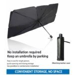 Car parasol inside the front windshield sunscreen sunshade artifact car sunscreen insulation sunshade portable storage - Image 2
