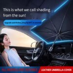 Car parasol inside the front windshield sunscreen sunshade artifact car sunscreen insulation sunshade portable storage - Image 3