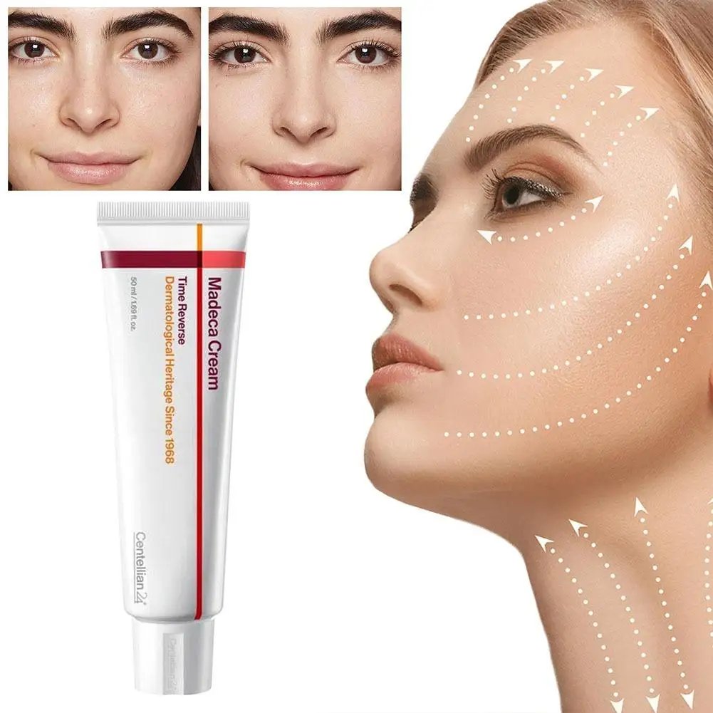 Korean Madeca Cream Centella Collagen Face Moisturizer Anti-Wrinkle Firming Barrier Repair Skin Care Korean Madeca Cream Centella Collagen Face Moisturizer Anti-Wrinkle Firming Barrier Repair Skin Care