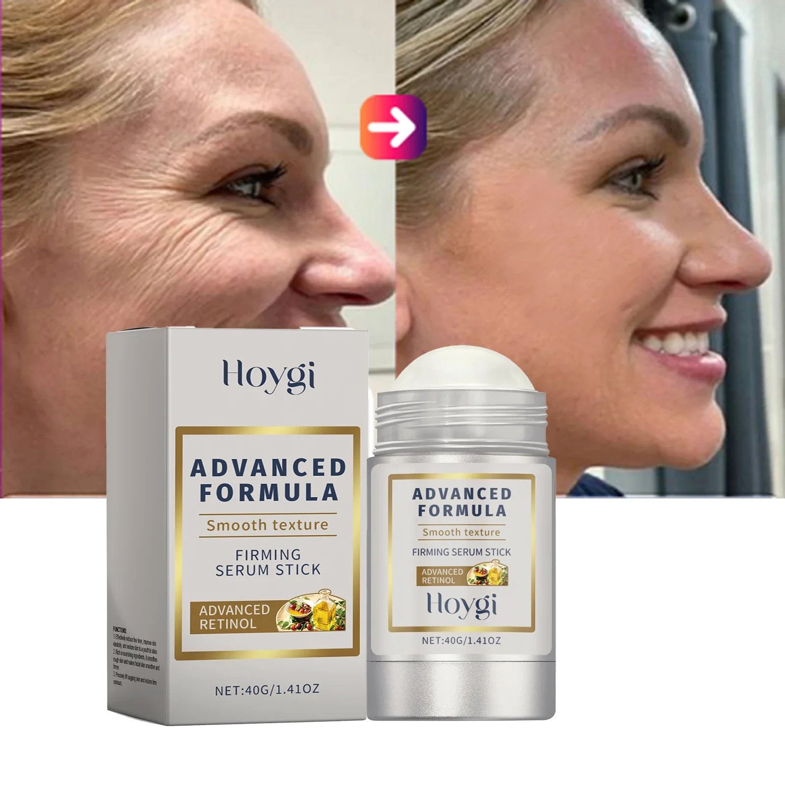 23739-j9xbpf.jpg Retinol Hyaluronic Acid Stick Anti Wrinkle Tighten Pores Firming Lifting Plump Skin 24H Moisturizing Anti Aging Korean Care Balm - Image 1