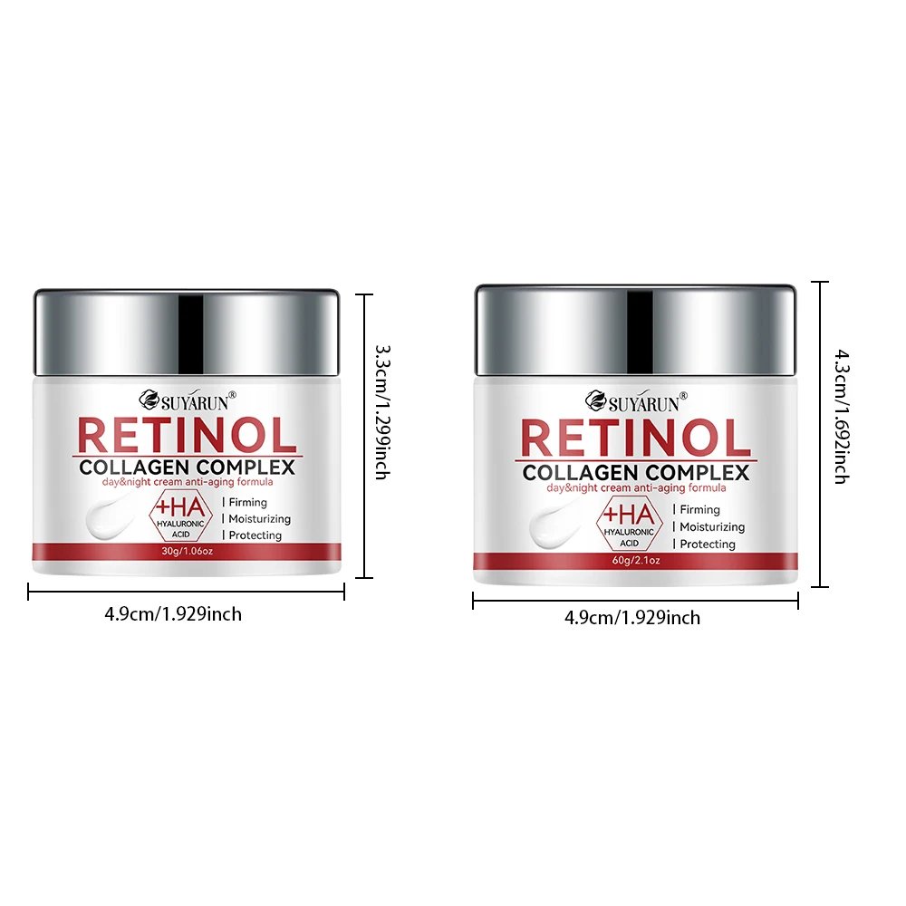 SUYARUN Firming White Cream Rich in Retinol and Hyaluronic Acid That Brightens and Hydrates, Removes Wrinkles and Resists Aging SUYARUN Firming White Cream Rich in Retinol and Hyaluronic Acid That Brightens and Hydrates, Removes Wrinkles and Resists Aging