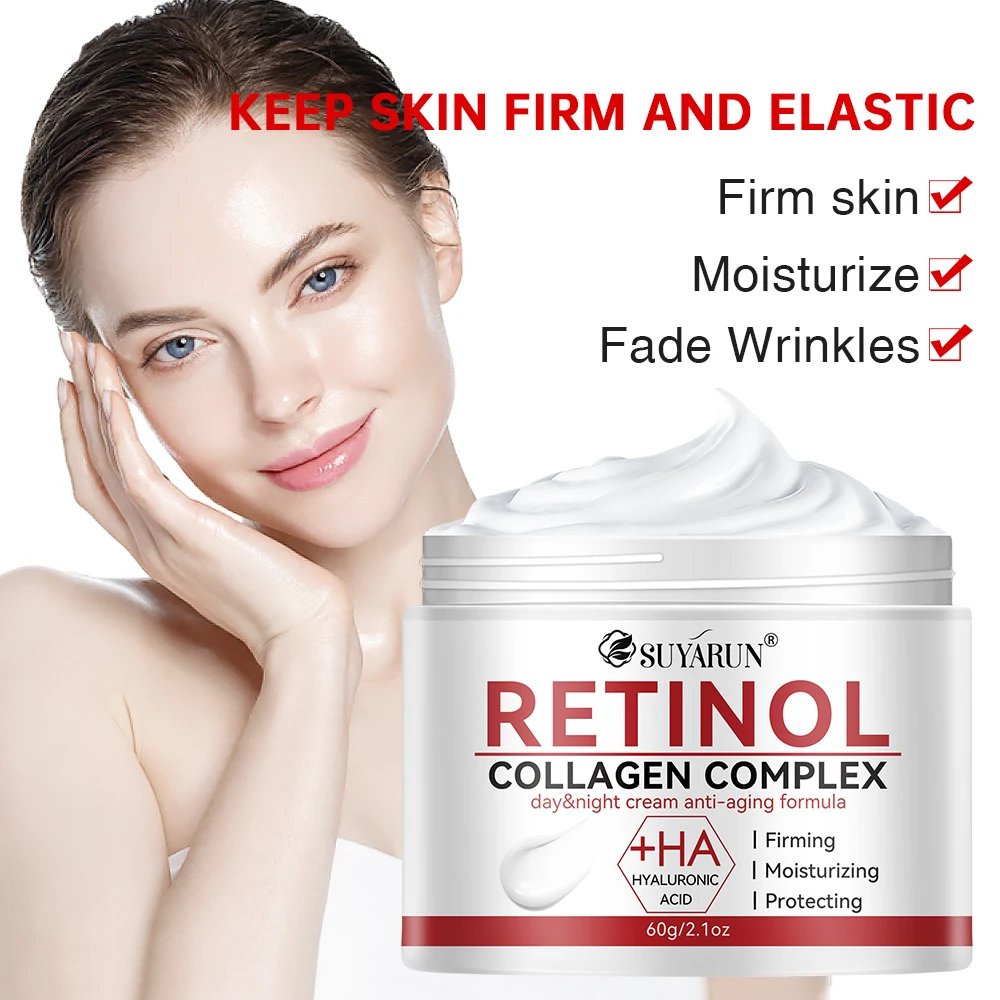 SUYARUN Firming White Cream Rich in Retinol and Hyaluronic Acid That Brightens and Hydrates, Removes Wrinkles and Resists Aging SUYARUN Firming White Cream Rich in Retinol and Hyaluronic Acid That Brightens and Hydrates, Removes Wrinkles and Resists Aging