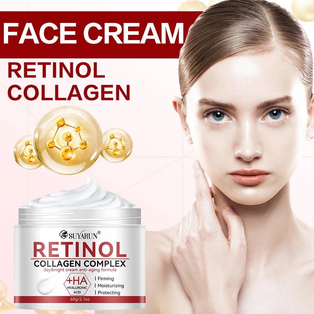 SUYARUN Firming White Cream Rich in Retinol and Hyaluronic Acid That Brightens and Hydrates, Removes Wrinkles and Resists Aging SUYARUN Firming White Cream Rich in Retinol and Hyaluronic Acid That Brightens and Hydrates, Removes Wrinkles and Resists Aging