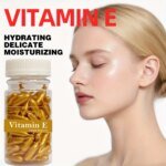 Vitamin E Serum Capsules, Single-Use Essence Capsules, Hydrating and Moisturizing Facial Skin 90 Capsules/Bottle - 1 Bottle - Image 5