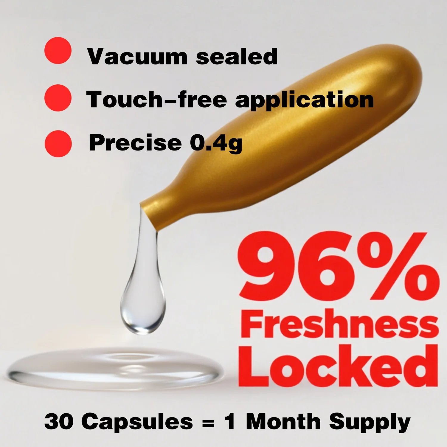 Vitamin E Serum Capsules, Single-Use Essence Capsules, Hydrating and Moisturizing Facial Skin 90 Capsules/Bottle - 1 Bottle Vitamin E Serum Capsules, Single-Use Essence Capsules, Hydrating and Moisturizing Facial Skin 90 Capsules/Bottle - 1 Bottle